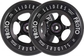 Proto Slider Freestyle Roller Kerekek 2-Pack - Black On Black